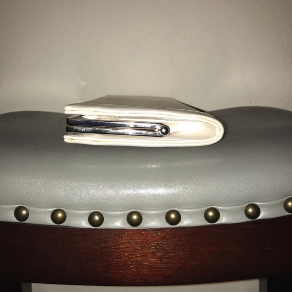 Ivory Satin Clutch - Picture 4 of 5